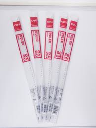 Thước kẻ mica Deli 50cm